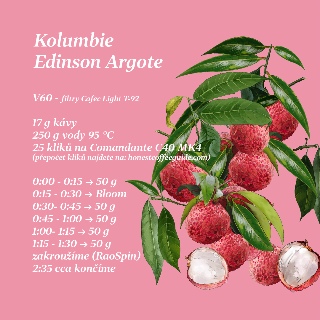 kolumbie recept V60